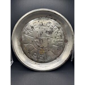 Mrs Smiths 9.5"‎ Pie Plate ~ Mello Rich Rolling Pin 15 Holes Vintage
